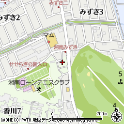 神奈川県茅ヶ崎市みずき2丁目7-4周辺の地図