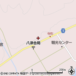 京都府綾部市八津合町神谷周辺の地図