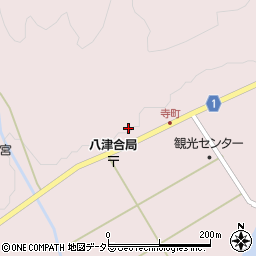 京都府綾部市八津合町（神谷）周辺の地図