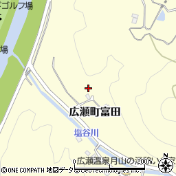 島根県安来市広瀬町富田664周辺の地図