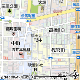 岐阜県大垣市東長町55周辺の地図