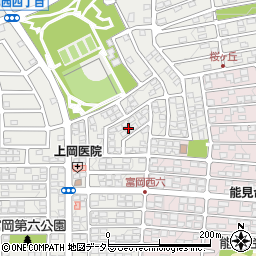 神奈川県横浜市金沢区富岡西6丁目11周辺の地図