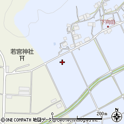京都府綾部市向田町中水周辺の地図