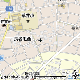 愛知県江南市小杁町長者毛西195周辺の地図