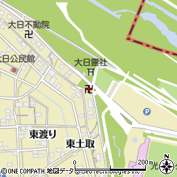 愛知県一宮市北方町北方東大日1周辺の地図