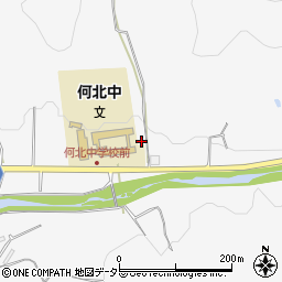 京都府綾部市物部町高倉前周辺の地図