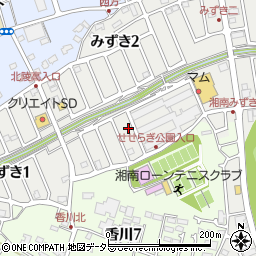神奈川県茅ヶ崎市みずき2丁目4-16周辺の地図