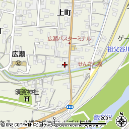 島根県安来市広瀬町広瀬（新町）周辺の地図