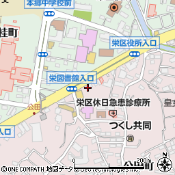 ファミリーマート栄スポーツセンター店周辺の地図