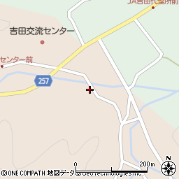 島根県安来市上吉田町582周辺の地図