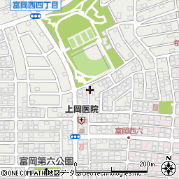 神奈川県横浜市金沢区富岡西6丁目周辺の地図