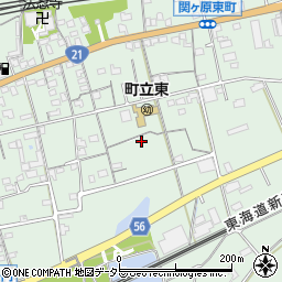 岐阜県関ケ原町（不破郡）東町周辺の地図