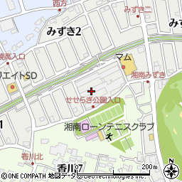 神奈川県茅ヶ崎市みずき2丁目5周辺の地図