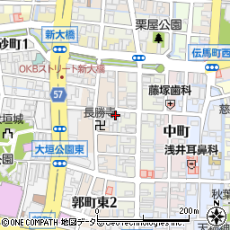 大垣銀座商業協組周辺の地図