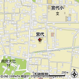 垂井町役場　宮代保育園周辺の地図