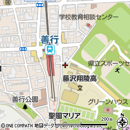 リパーク藤沢善行７丁目駐車場周辺の地図
