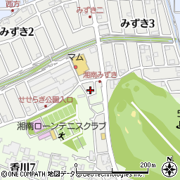 神奈川県茅ヶ崎市みずき2丁目7周辺の地図
