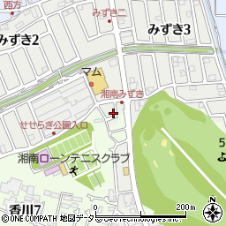 神奈川県茅ヶ崎市みずき2丁目7周辺の地図
