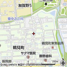 岐阜県大垣市鶴見町周辺の地図