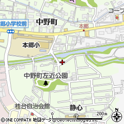 神奈川県横浜市栄区中野町1086-4周辺の地図