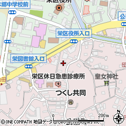 神奈川県横浜市栄区公田町519-2周辺の地図