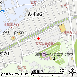 神奈川県茅ヶ崎市みずき2丁目4-14周辺の地図
