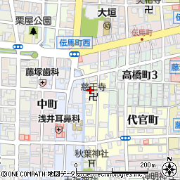 岐阜県大垣市東長町12-1周辺の地図