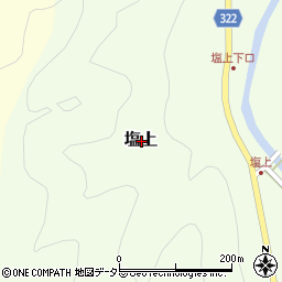 鳥取県八頭郡八頭町塩上周辺の地図