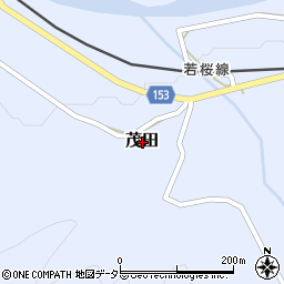 鳥取県八頭郡八頭町茂田周辺の地図
