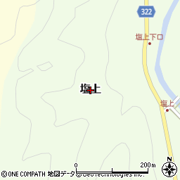鳥取県八頭町（八頭郡）塩上周辺の地図
