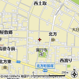愛知県一宮市北方町北方（宝行寺廻り）周辺の地図
