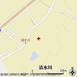 鳥取県西伯郡南部町清水川266周辺の地図