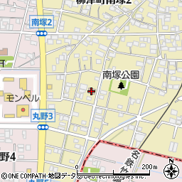 岐阜市役所　南塚会館周辺の地図