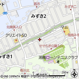 神奈川県茅ヶ崎市みずき2丁目4-9周辺の地図