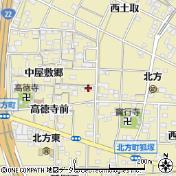 愛知県一宮市北方町北方中屋敷郷203周辺の地図