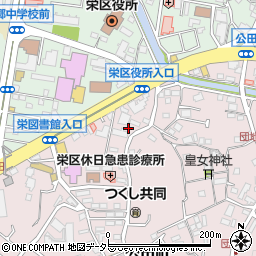 神奈川県横浜市栄区公田町519周辺の地図