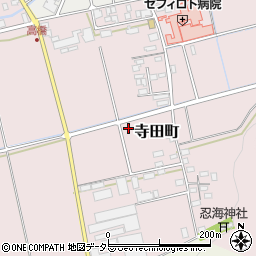 滋賀県長浜市寺田町周辺の地図