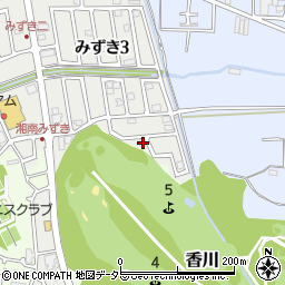 神奈川県茅ヶ崎市みずき3丁目4-4周辺の地図