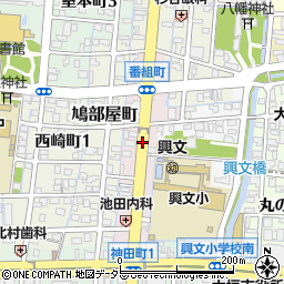 岐阜県大垣市番組町周辺の地図