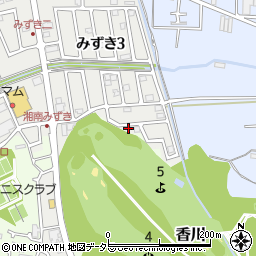 神奈川県茅ヶ崎市みずき3丁目4-1周辺の地図