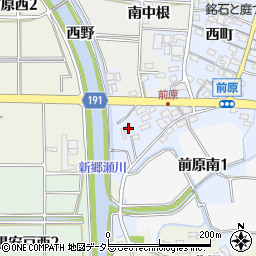愛知県犬山市前原東野畔55周辺の地図