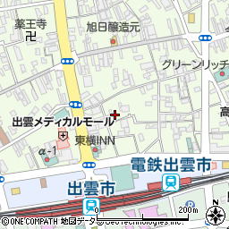 CafeBar WE周辺の地図