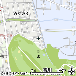 神奈川県茅ヶ崎市みずき3丁目4-13周辺の地図