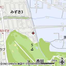神奈川県茅ヶ崎市みずき3丁目4-14周辺の地図
