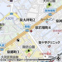 大垣共立銀行土岐支店周辺の地図