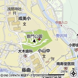 豊門会館周辺の地図