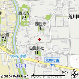 岐阜県大垣市荒川町374周辺の地図