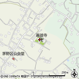 善雄寺周辺の地図
