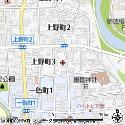 ＪＡとうと上野町周辺の地図
