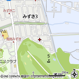 神奈川県茅ヶ崎市みずき3丁目5-22周辺の地図